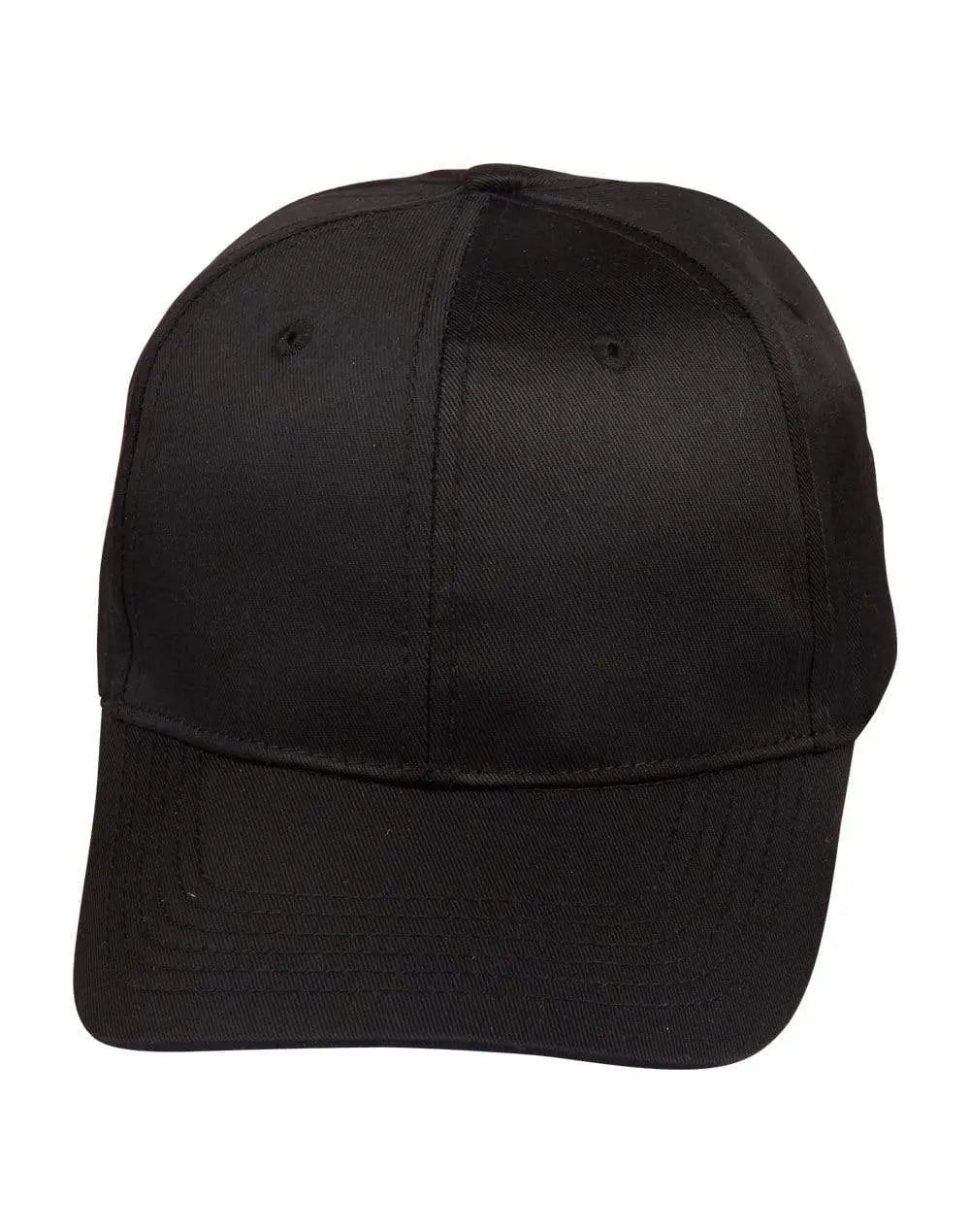 Polycotton Twill Cap Ch13 Active Wear Winning Spirit Black One size